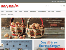 Tablet Screenshot of marymaxim.com